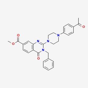 molecular formula C29H28N4O4 B2367918 N-(3-methoxypropyl)-3-(3-methyl-4-piperidin-1-ylisoxazolo[5,4-d]pyrimidin-6-yl)propanamide CAS No. 1115898-78-6