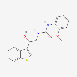 1-(2-(Benzo[b]thiophen-3-yl)-2-hydroxyethyl)-3-(2-methoxyphenyl)urea