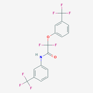 2,2-difluoro-2-[3-(trifluoromethyl)phenoxy]-N-[3-(trifluoromethyl)phenyl]acetamide