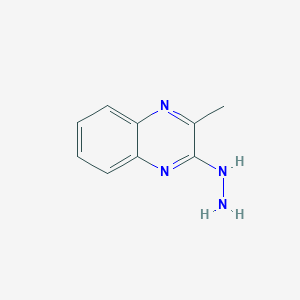 molecular formula C9H10N4 B2367951 2-Hydrazinyl-3-methylquinoxaline CAS No. 75306-10-4