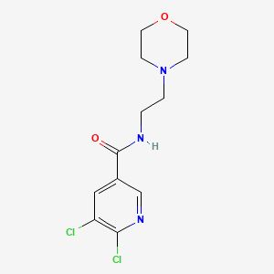 5,6-Dichloro-N-(2-morpholinoethyl)nicotinamide
