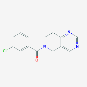 (3-chlorophenyl)(7,8-dihydropyrido[4,3-d]pyrimidin-6(5H)-yl)methanone