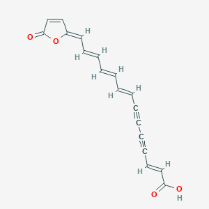 molecular formula C11H8ClNO B236796 木酮酸 CAS No. 132971-62-1