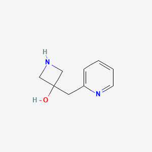 3-[(Pyridin-2-yl)methyl]azetidin-3-ol