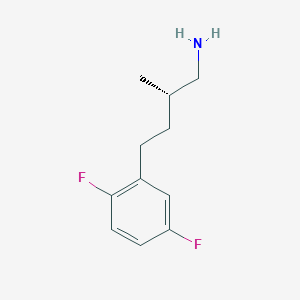 molecular formula C11H15F2N B2368031 (2S)-4-(2,5-Difluorophenyl)-2-methylbutan-1-amine CAS No. 2248171-73-3