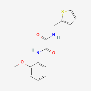 N'-(2-methoxyphenyl)-N-(thiophen-2-ylmethyl)oxamide
