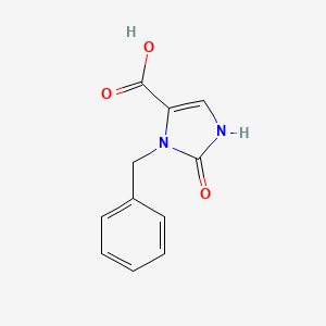 molecular formula C11H10N2O3 B2368066 1-benzyl-2-hydroxy-1H-imidazole-5-carboxylicacid CAS No. 1368869-86-6