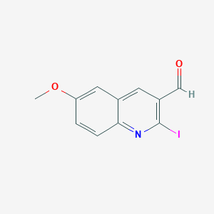 2-Iodo-6-methoxyquinoline-3-carbaldehyde