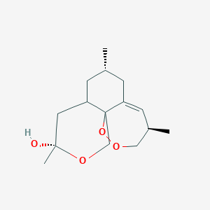 molecular formula C26H27Cl2N3O B236817 Deoxoqinghaosu CAS No. 126189-95-5