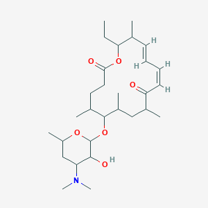 molecular formula C29H49NO6 B236818 (11Z,13E)-6-[4-(dimethylamino)-3-hydroxy-6-methyloxan-2-yl]oxy-16-ethyl-5,7,9,15-tetramethyl-1-oxacyclohexadeca-11,13-diene-2,10-dione CAS No. 127663-98-3