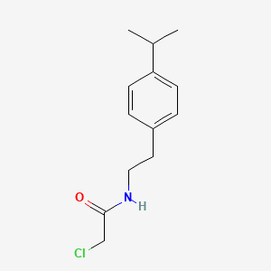 molecular formula C13H18ClNO B2368184 2-chloro-N-[2-(4-isopropylphenyl)ethyl]acetamide CAS No. 929973-46-6