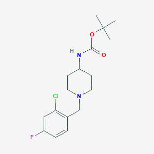 tert-Butyl 1-(2-chloro-4-fluorobenzyl)piperidin-4-ylcarbamate