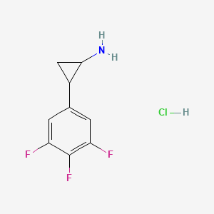 2-(3,4,5-Trifluorophenyl)cyclopropan-1-amine hydrochloride