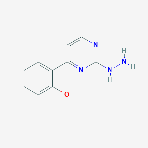 2-Hydrazino-4-(2-methoxyphenyl)pyrimidine