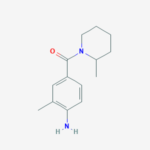 2-Methyl-4-(2-methylpiperidine-1-carbonyl)aniline