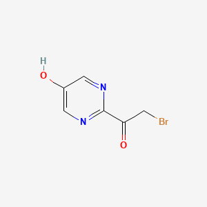 2-Bromo-1-(5-hydroxypyrimidin-2-yl)ethanone