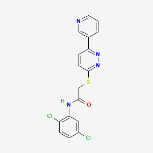 N-(2,5-dichlorophenyl)-2-{[6-(pyridin-3-yl)pyridazin-3-yl]sulfanyl}acetamide