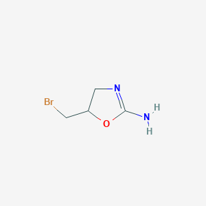 5-Bromomethyl-4,5-dihydro-oxazol-2-ylamine