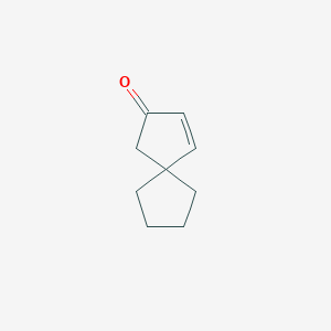 molecular formula C9H12O B2368333 Spiro[4.4]non-3-en-2-one CAS No. 31297-51-5