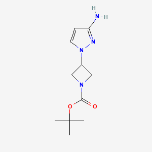 tert-Butyl 3-(3-Amino-1H-pyrazol-1-yl)azetidine-1-carboxylate