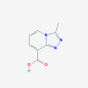 molecular formula C8H7N3O2 B2368370 3-Methyl-[1,2,4]triazolo[4,3-a]pyridine-8-carboxylic acid CAS No. 948007-55-4