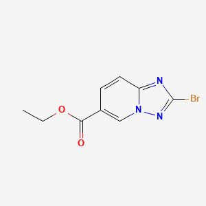 Ethyl 2-bromo-[1,2,4]triazolo[1,5-a]pyridine-6-carboxylate
