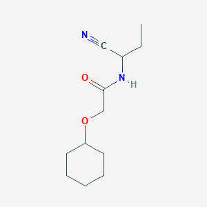 molecular formula C12H20N2O2 B2368387 N-(1-cyanopropyl)-2-(cyclohexyloxy)acetamide CAS No. 1311832-70-8