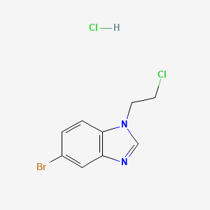 5-Bromo-1-(2-chloroethyl)benzimidazole;hydrochloride