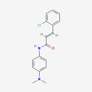 molecular formula C17H17ClN2O B2368442 3-(2-chlorophenyl)-N-[4-(dimethylamino)phenyl]acrylamide CAS No. 1164481-86-0