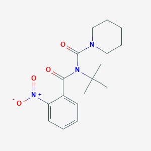N-(tert-butyl)-N-(2-nitrobenzoyl)piperidine-1-carboxamide