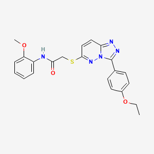 2-((3-(4-ethoxyphenyl)-[1,2,4]triazolo[4,3-b]pyridazin-6-yl)thio)-N-(2-methoxyphenyl)acetamide