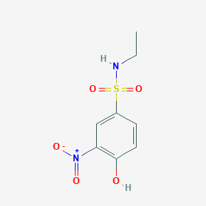 molecular formula C8H10N2O5S B2368485 N-乙基-4-羟基-3-硝基苯磺酰胺 CAS No. 1094326-04-1