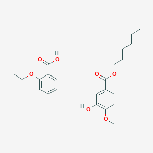 molecular formula C7H6N2O2 B236849 Hexyl vanillate-2-ethoxybenzoic acid CAS No. 126294-32-4