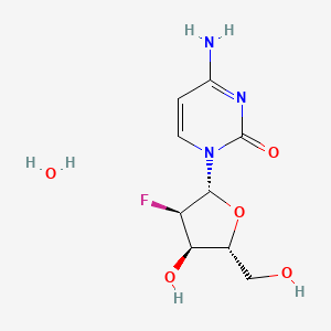 molecular formula C9H14FN3O5 B2368525 2'-Deoxy-2'-fluorocytidine Hydrate CAS No. 10212-20-1; 1820580-34-4
