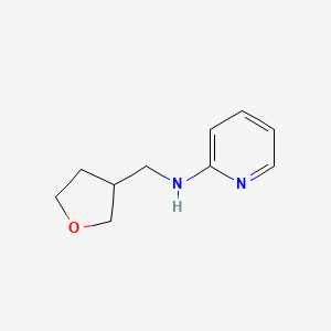 molecular formula C10H14N2O B2368543 N-[(Oxolan-3-yl)methyl]pyridin-2-amine CAS No. 1183255-66-4