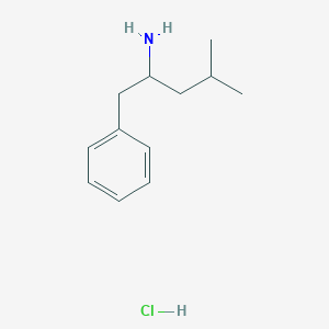 4-Methyl-1-phenylpentan-2-amine;hydrochloride