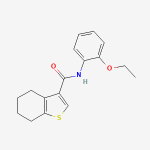 molecular formula C17H19NO2S B2368562 N-(2-乙氧基苯基)-4,5,6,7-四氢-1-苯并噻吩-3-甲酰胺 CAS No. 882119-50-8