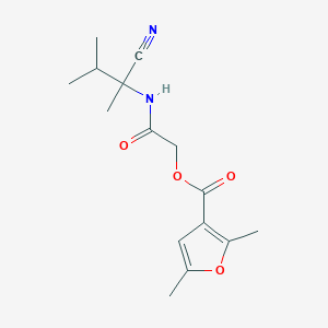 molecular formula C15H20N2O4 B2368581 [(1-Cyano-1,2-dimethylpropyl)carbamoyl]methyl 2,5-dimethylfuran-3-carboxylate CAS No. 877838-07-8