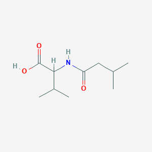 molecular formula C10H19NO3 B2368593 Ácido 3-metil-2-(3-metilbutanamido)butanoico CAS No. 91108-84-8