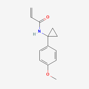 N-[1-(4-Methoxyphenyl)cyclopropyl]prop-2-enamide