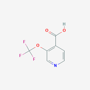 molecular formula C7H4F3NO3 B2368642 3-(Trifluoromethoxy)isonicotinic acid CAS No. 1221171-76-1