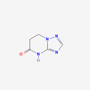 molecular formula C5H6N4O B2368666 6,7-dihydro[1,2,4]triazolo[1,5-a]pyrimidin-5(4H)-one CAS No. 35220-35-0