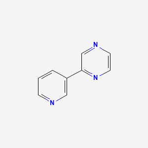 molecular formula C9H7N3 B2368691 2-(吡啶-3-基)吡嗪 CAS No. 93844-97-4