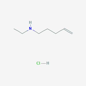 molecular formula C7H16ClN B2368738 N-乙基戊-4-烯-1-胺盐酸盐 CAS No. 2138195-16-9