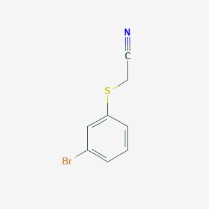 molecular formula C8H6BrNS B2368783 2-(3-Bromophenyl)sulfanylacetonitrile CAS No. 103575-45-7