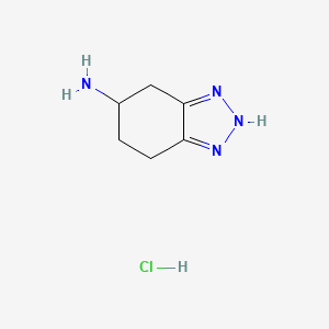 4,5,6,7-Tetrahydro-1H-benzo[d][1,2,3]triazol-5-amine hydrochloride