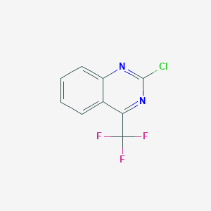 molecular formula C9H4ClF3N2 B2368821 2-Chloro-4-(trifluoromethyl)quinazoline CAS No. 1780842-57-0
