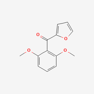 molecular formula C13H12O4 B2368832 2,6-Dimethoxyphenyl 2-furyl ketone CAS No. 1281642-54-3