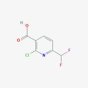 2-Chloro-6-(difluoromethyl)nicotinic acid