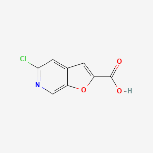 B2368901 5-Chlorofuro[2,3-c]pyridine-2-carboxylic acid CAS No. 1454285-47-2
